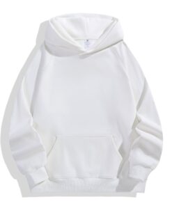 COTTON BLEND FLEECE HOODIE