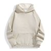 COTTON BLEND FLEECE HOODIE