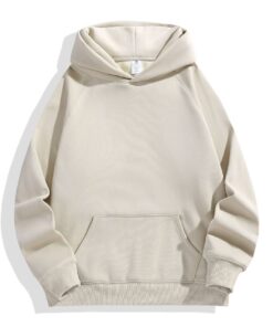 COTTON BLEND FLEECE HOODIE